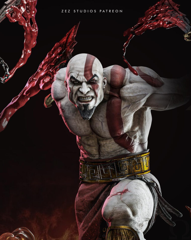 Kratos 2 - God of War - STL Files - STL Forge