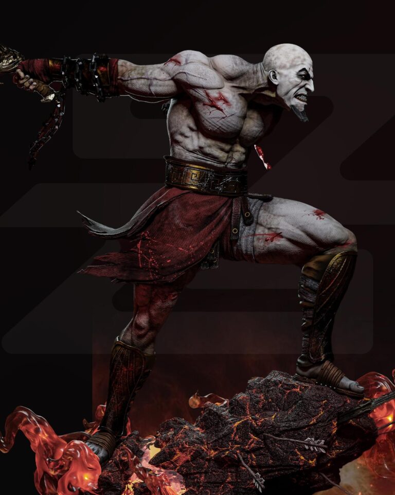 Kratos 2 - God of War - STL Files - STL Forge