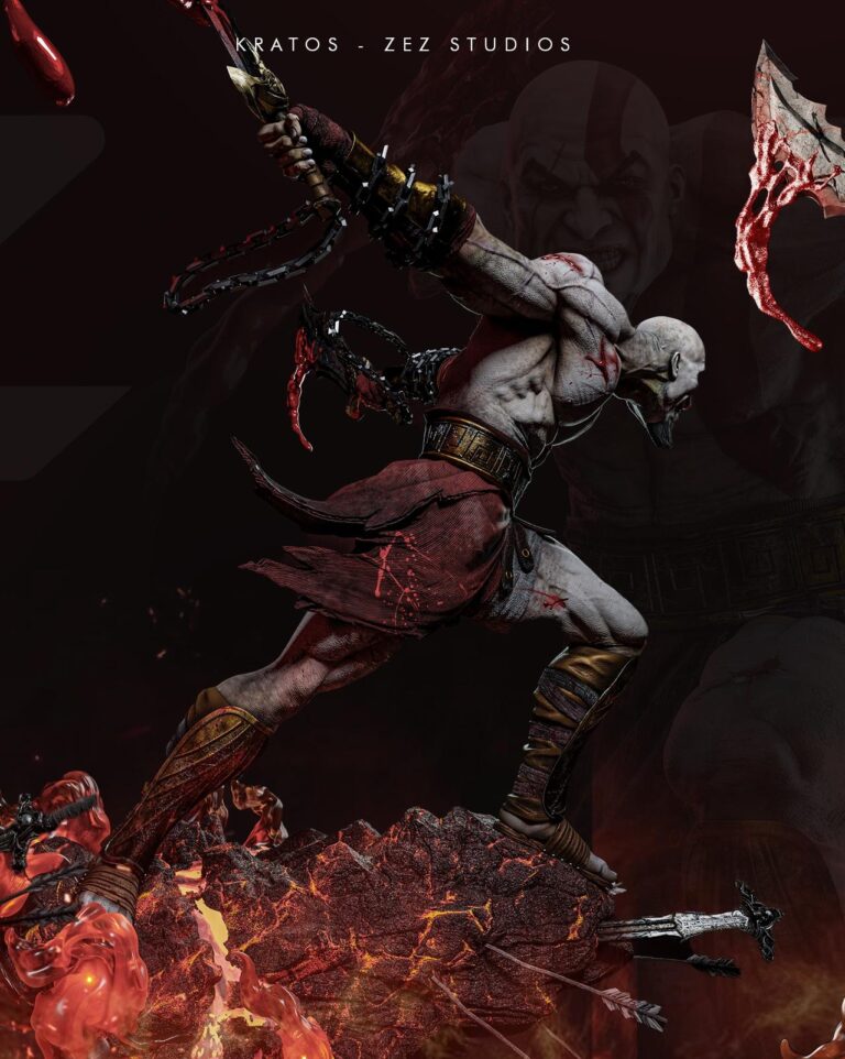 Kratos 2 - God of War - STL Files - STL Forge