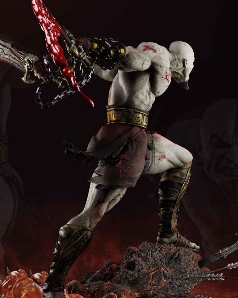 Kratos 2 - God of War - STL Files - STL Forge