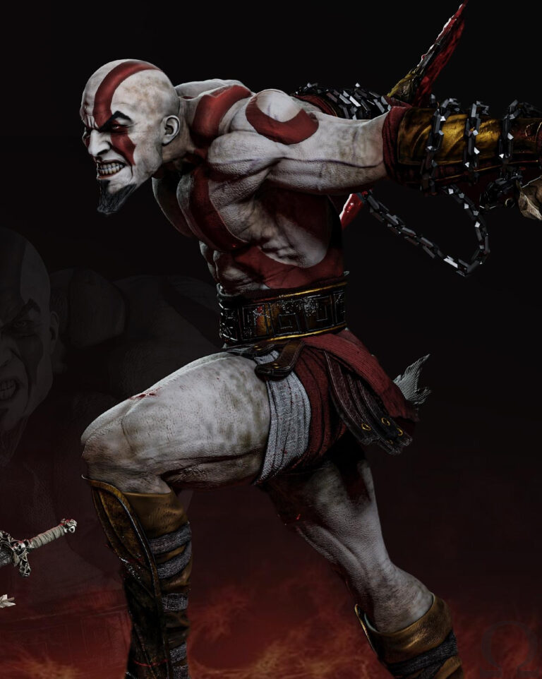 Kratos 2 - God of War - STL Files - STL Forge