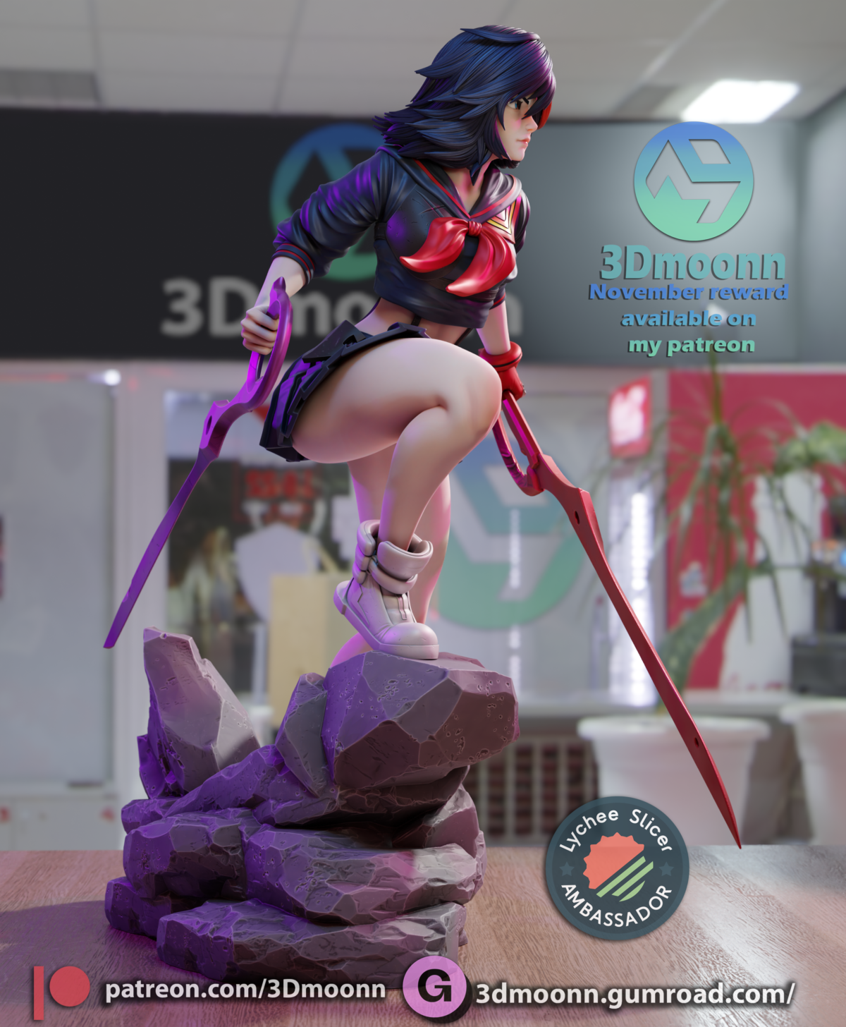 Ryuko de Perfil