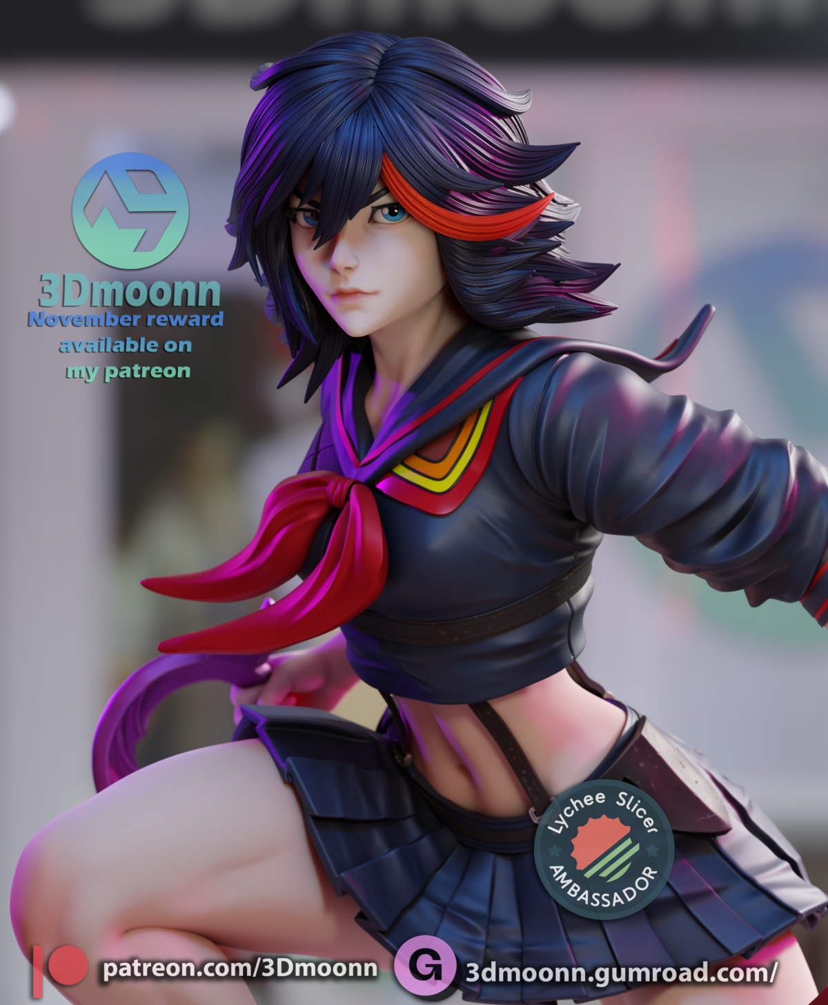 Ryuko de frente