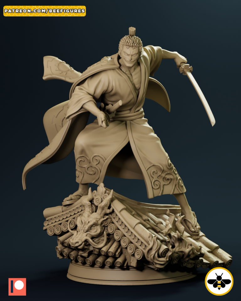 Roronoa Zoro - One Piece - STL Files