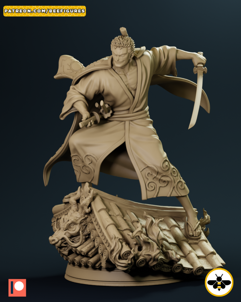 Roronoa Zoro - One Piece - STL Files