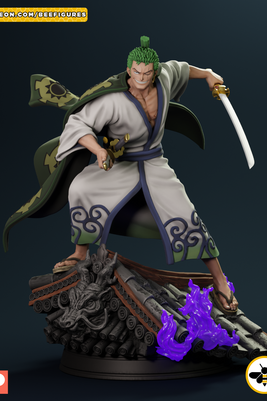 Roronoa Zoro cuerpo completo