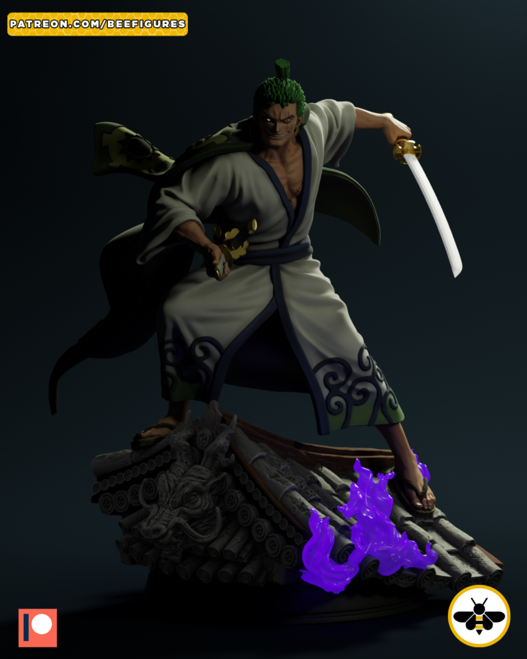 Roronoa Zoro - One Piece - STL Files