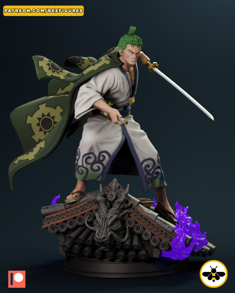 Roronoa Zoro - One Piece - STL Files