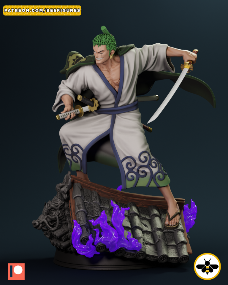 Roronoa Zoro - One Piece - STL Files