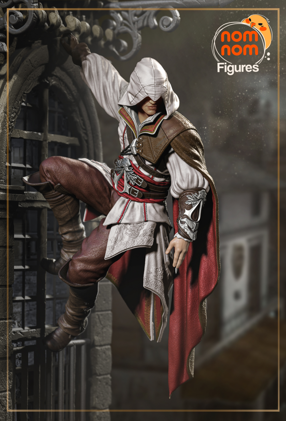 Ezio Auditore haciendo parkour