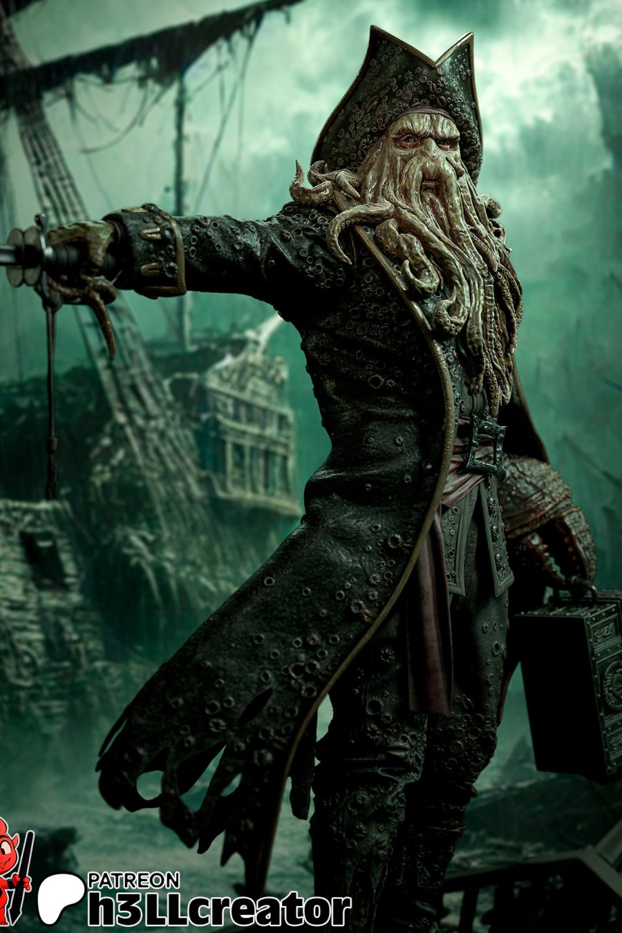 Davy Jones de costado