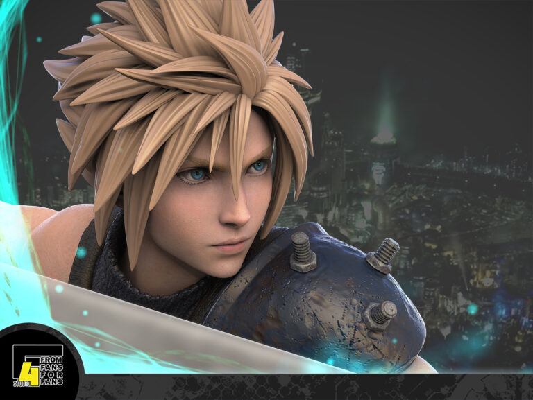 Diorama Final Fantasy 7 Remake