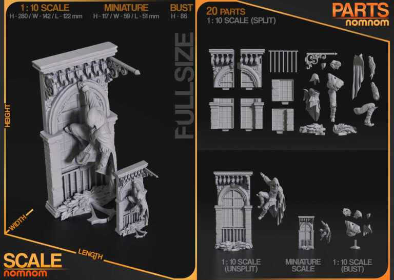 Ezio Auditore - Assassin's Creed - STL Files - STL Forge