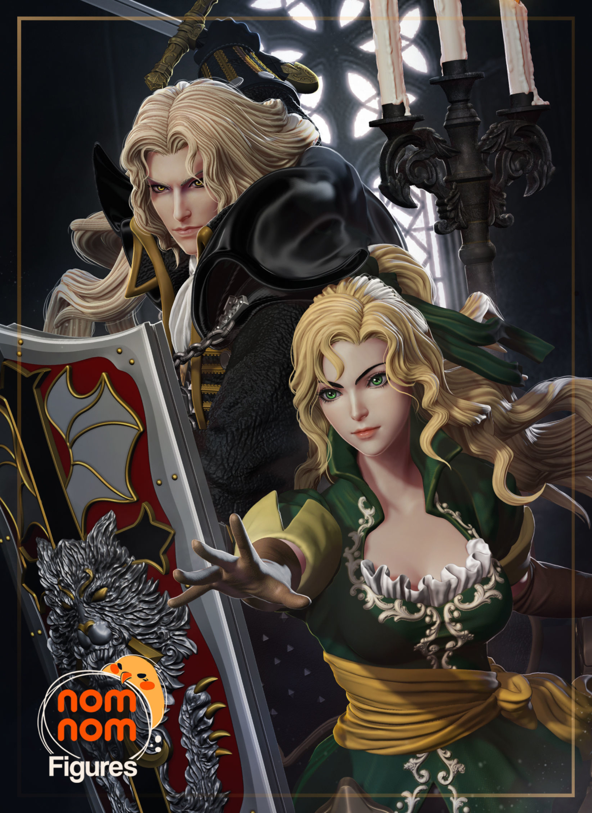 Imagen de Alucard y Maria de Castlevania