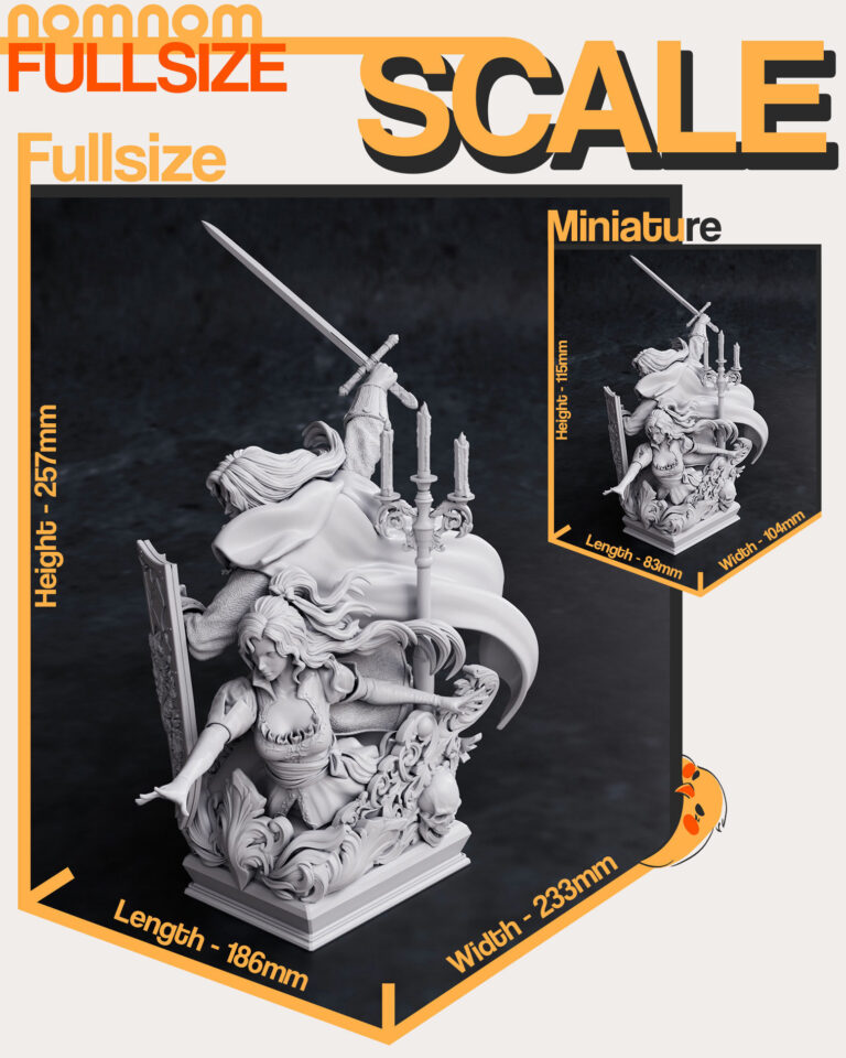 Alucard y María - Castlevania - STL Files - STL Forge