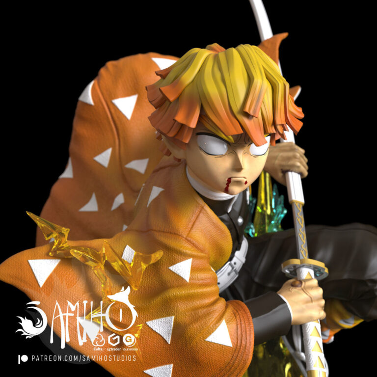 Zenitsu Agatsuma - Kimetsu no Yaiba - STL Files