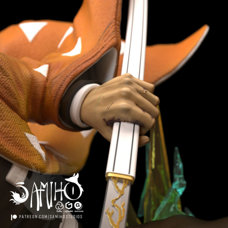 Zenitsu Agatsuma - Kimetsu no Yaiba - STL Files