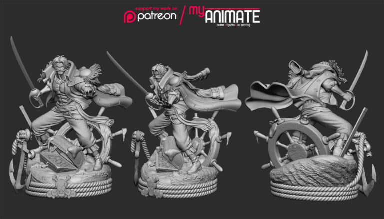 Gol D. Roger - One Piece - STL Files - STL Forge