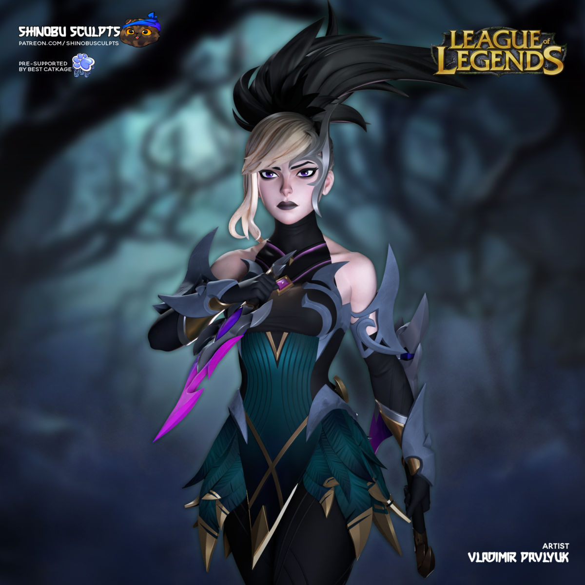 Akali Aquelarre Cuerpo Completo