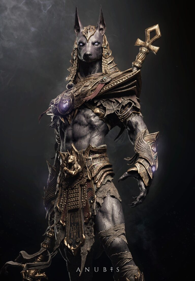 Anubis STL + Bust - Fantasy