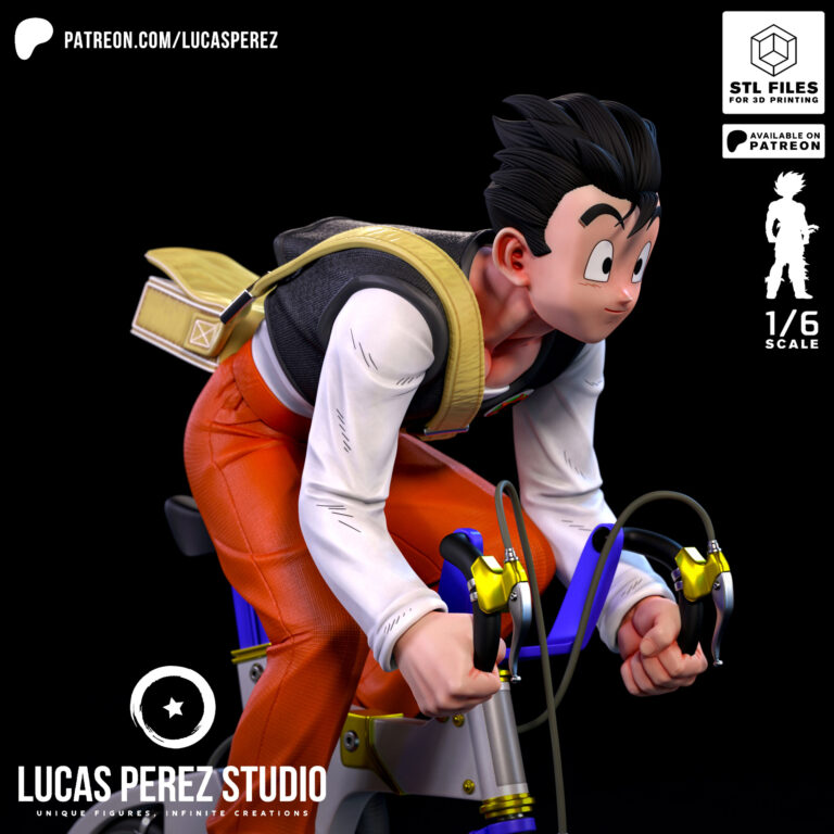 Gohan Adolescente - Dragon Ball - STL Files - STL Forge