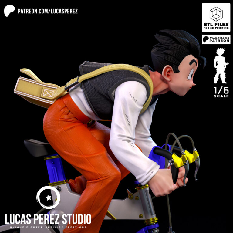 Gohan Adolescente - Dragon Ball - STL Files - STL Forge