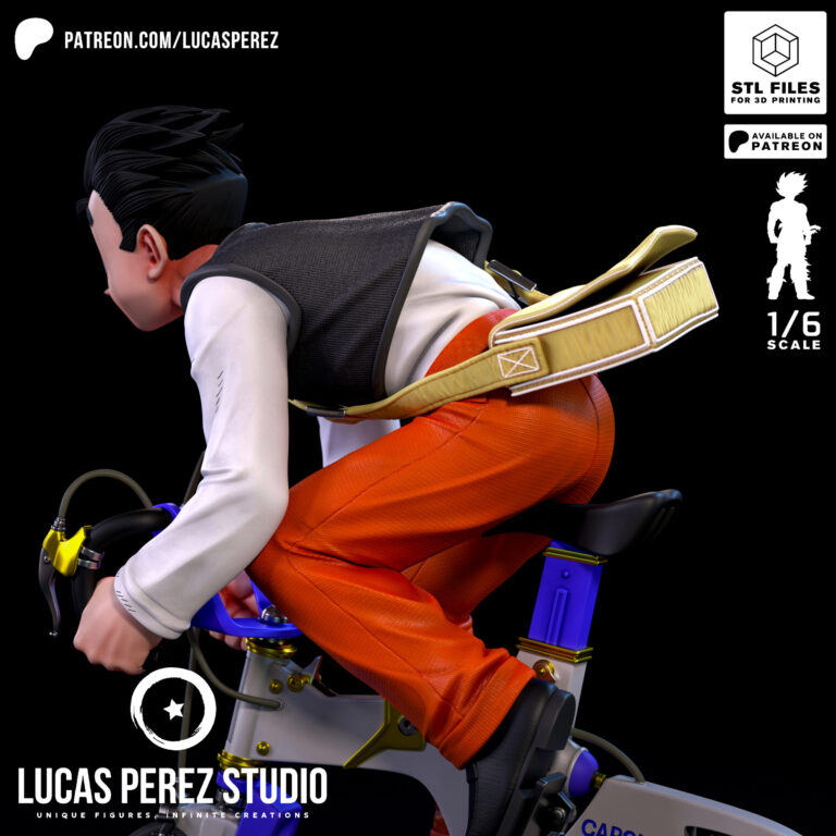 Gohan Adolescente - Dragon Ball - STL Files - STL Forge