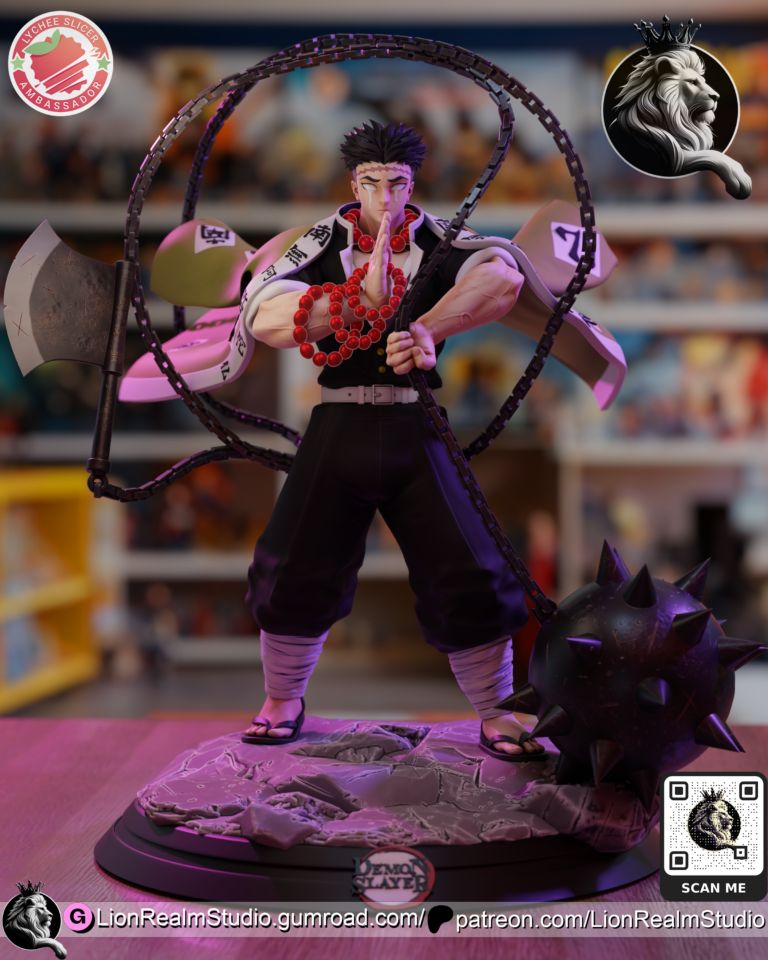 Gyomei Himejima - Kimetsu no Yaiba - STL Files - STL Forge