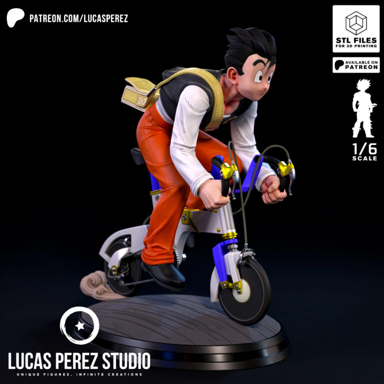 Gohan Adolescente - Dragon Ball - STL Files - STL Forge