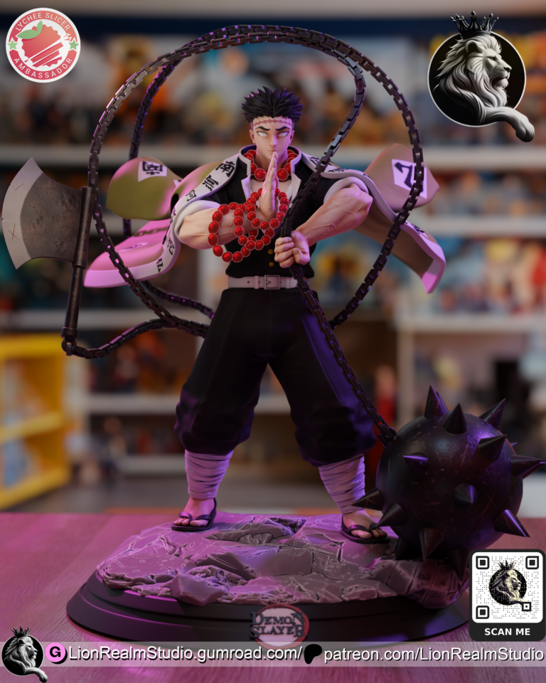 Gyomei Himejima - Kimetsu no Yaiba - STL Files - STL Forge