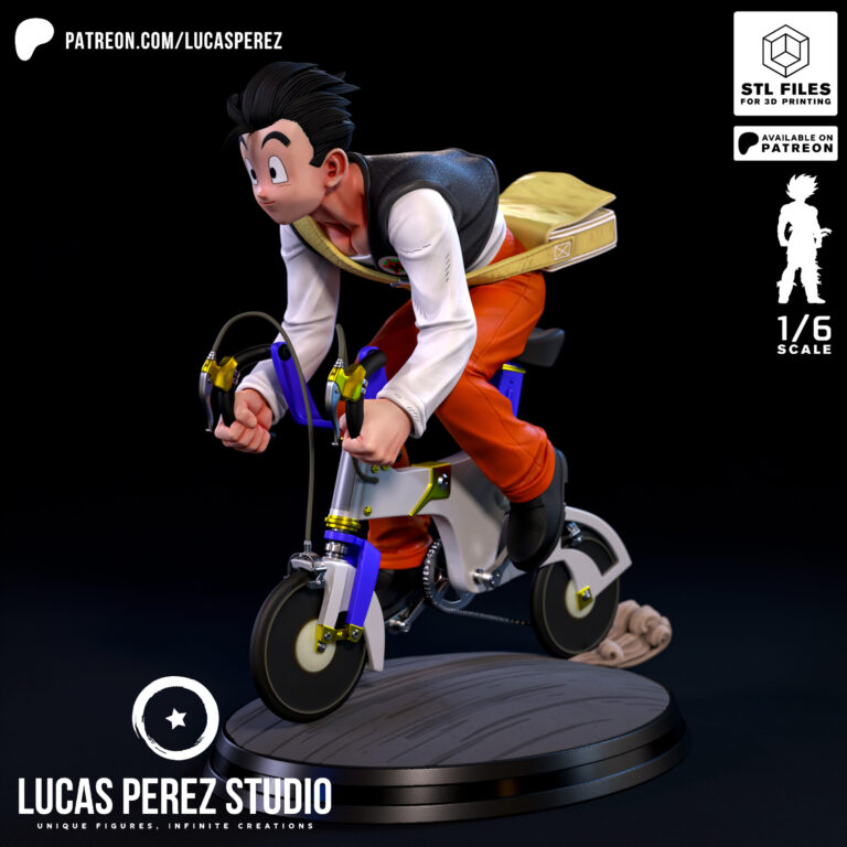 Gohan Adolescente - Dragon Ball - STL Files - STL Forge