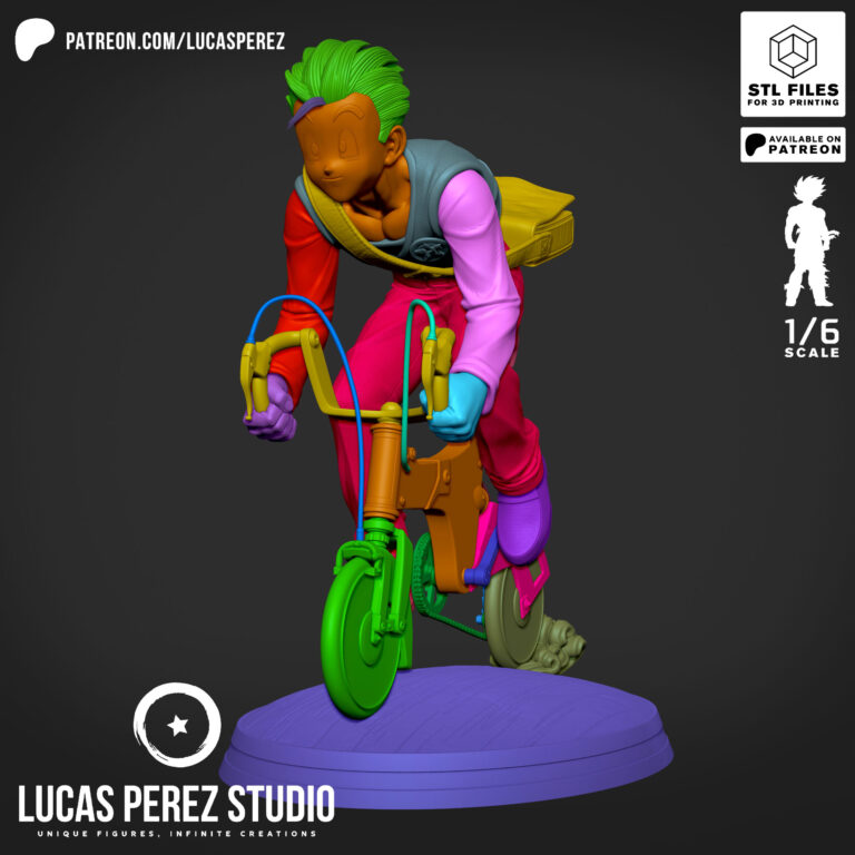 Gohan Adolescente - Dragon Ball - STL Files - STL Forge