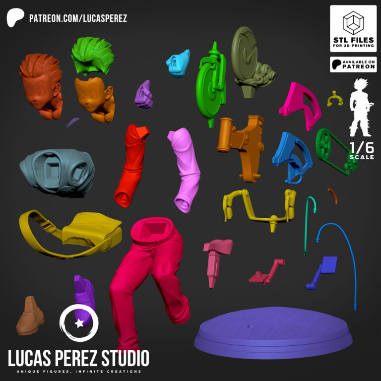 Gohan Adolescente - Dragon Ball - STL Files - STL Forge