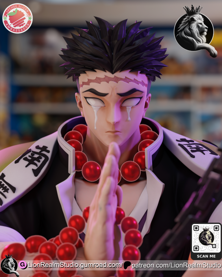 Gyomei Himejima - Kimetsu no Yaiba - STL Files - STL Forge