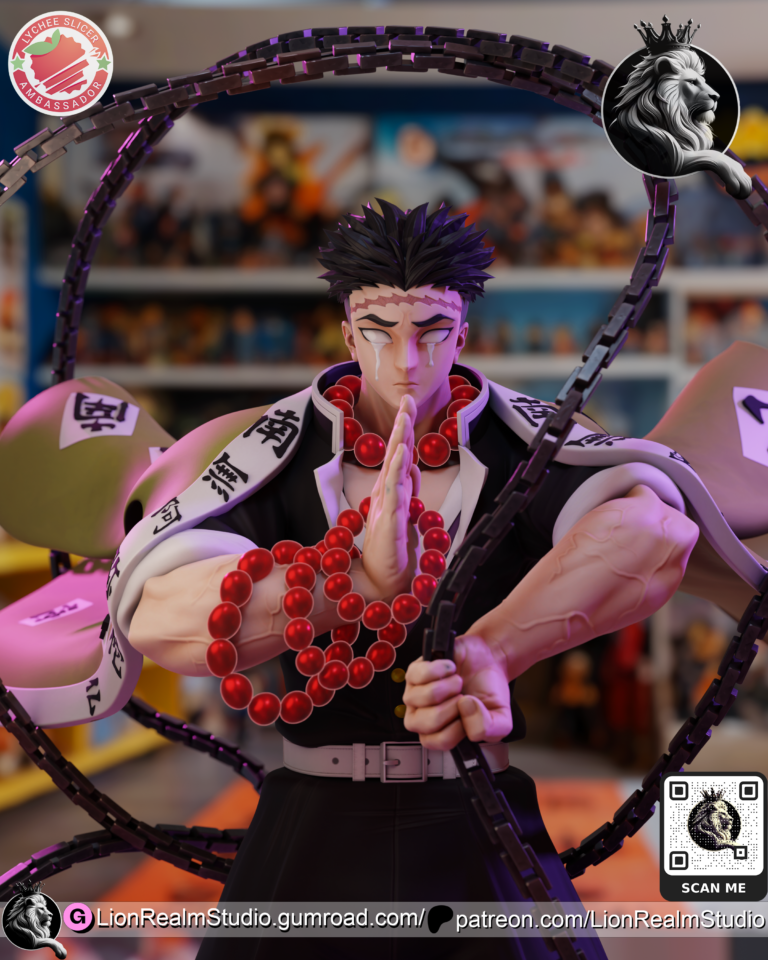Gyomei Himejima - Kimetsu no Yaiba - STL Files - STL Forge