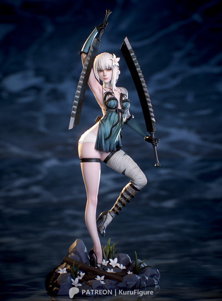 Kainé - Nier - STL Files - STL Forge