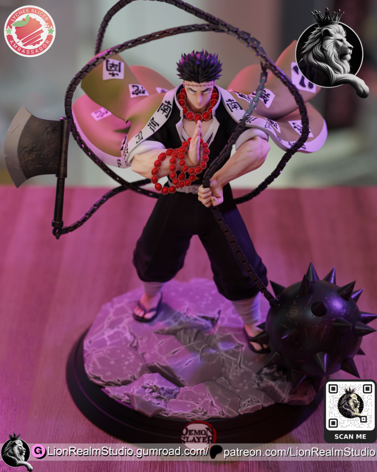 Gyomei Himejima - Kimetsu no Yaiba - STL Files - STL Forge