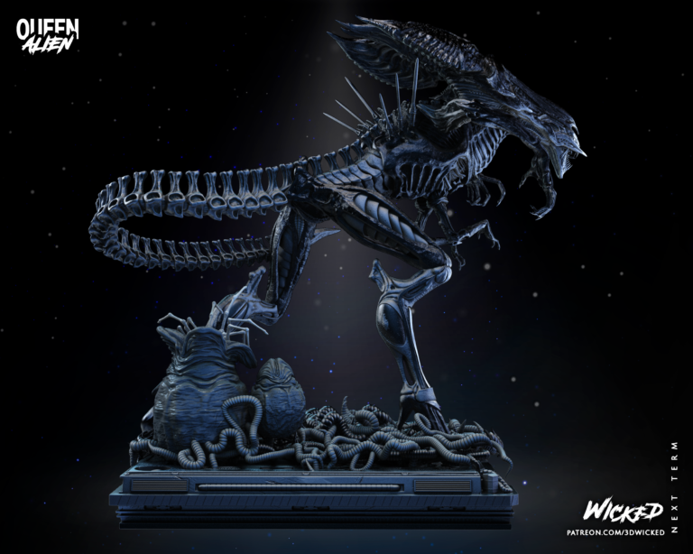 Queen Alien STL - Alien