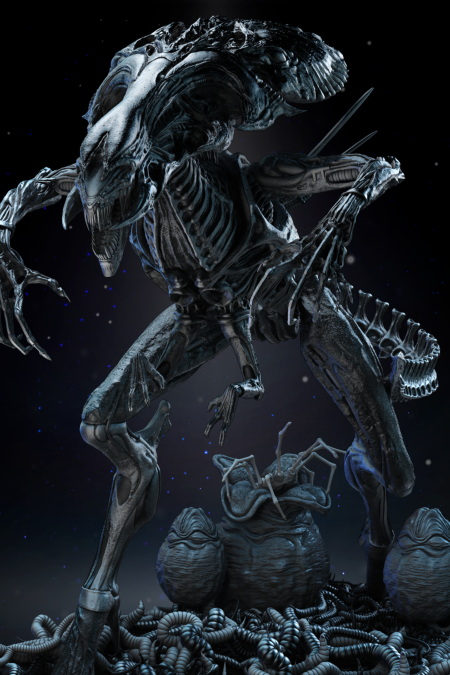 Queen Alien - Alien - STL Files - STL Forge