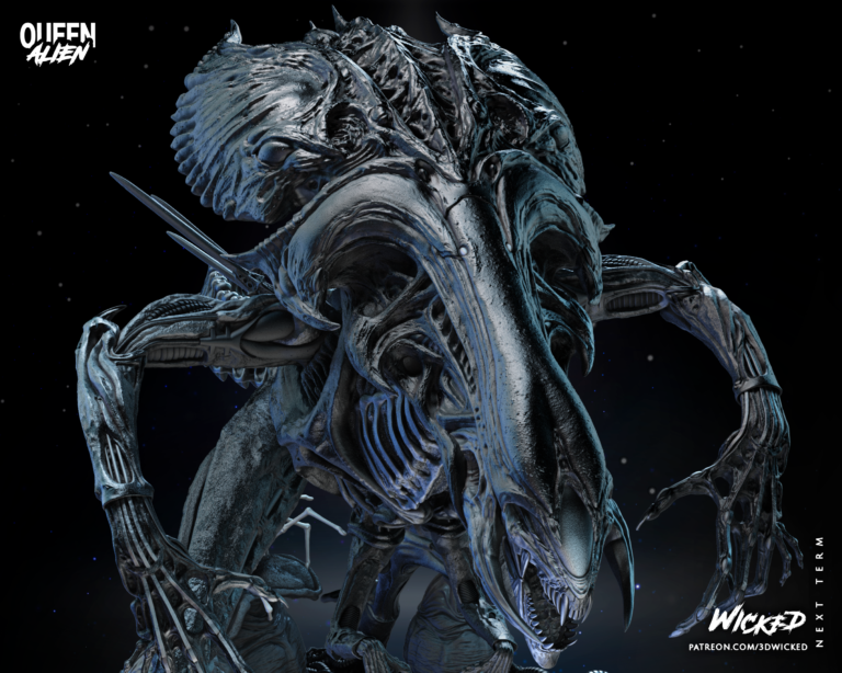 Queen Alien STL - Alien