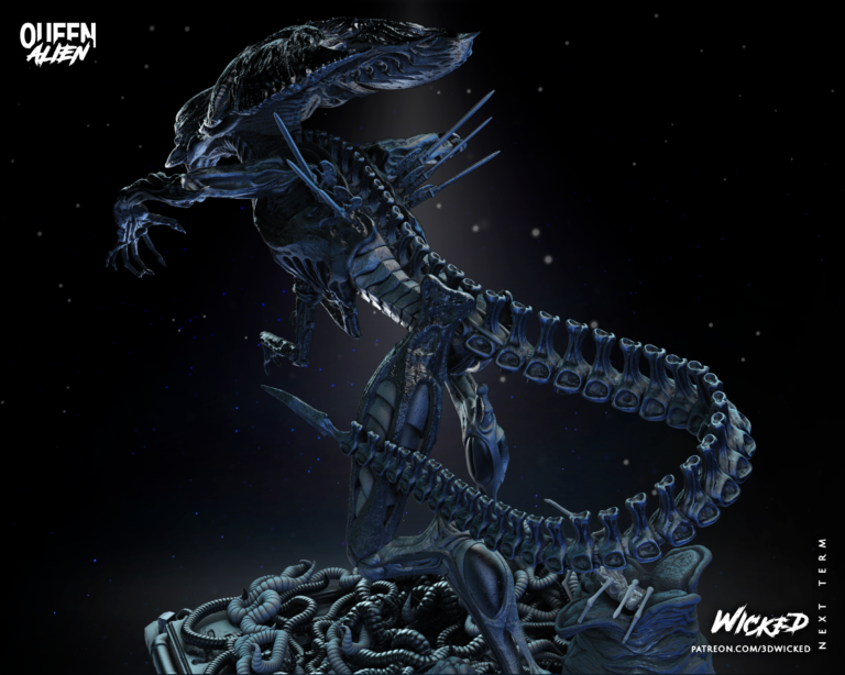 Queen Alien STL - Alien