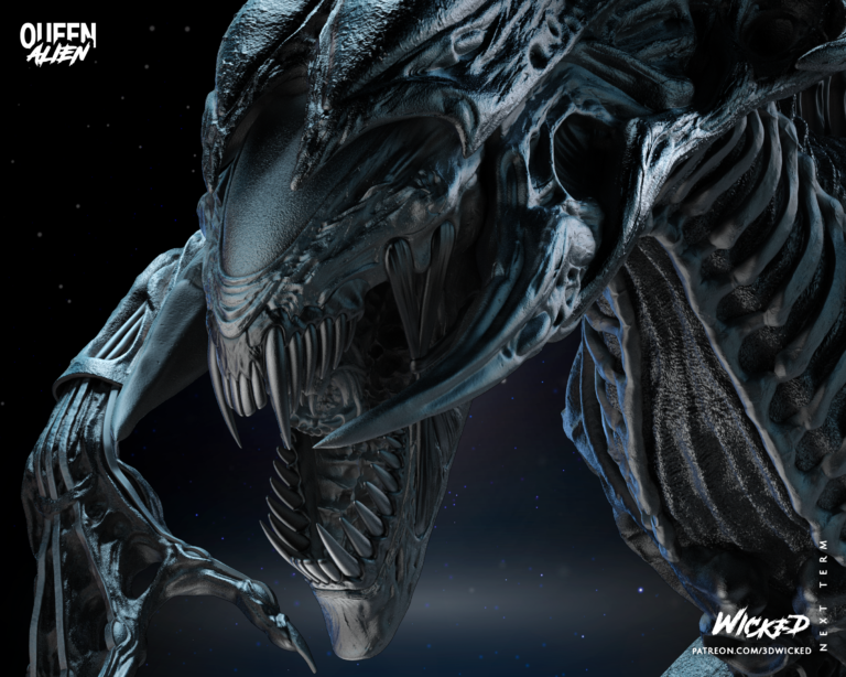 Queen Alien STL - Alien