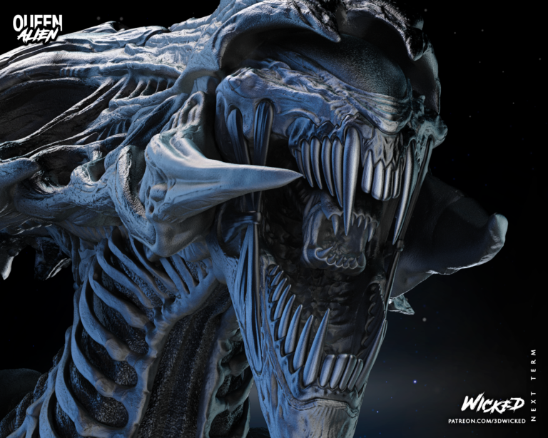 Queen Alien STL - Alien