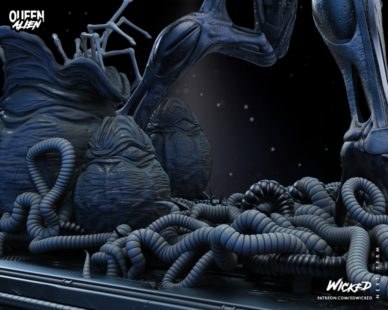 Queen Alien STL - Alien