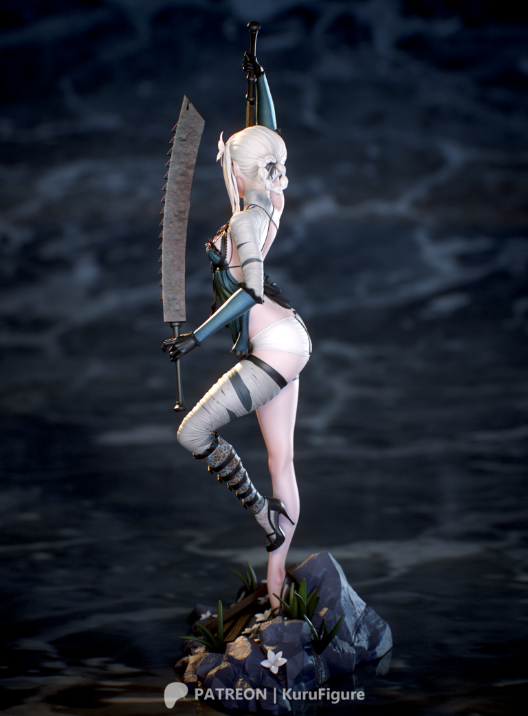 Kainé - Nier - STL Files - STL Forge