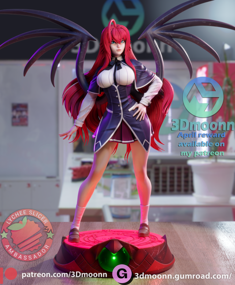 Rias + NSFW + Busto - High School DxD - STL Files