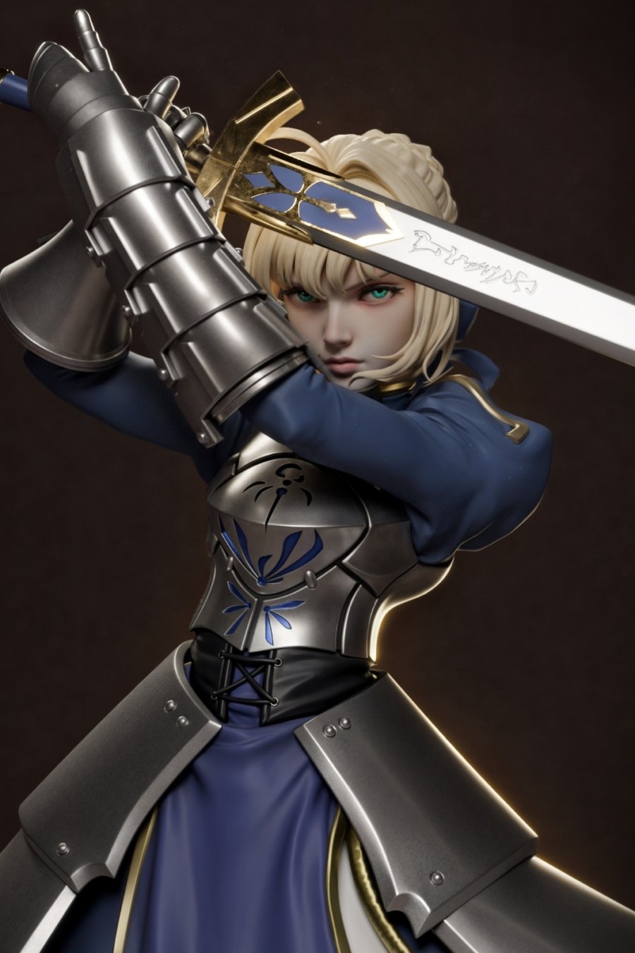Saber de Fate con espada