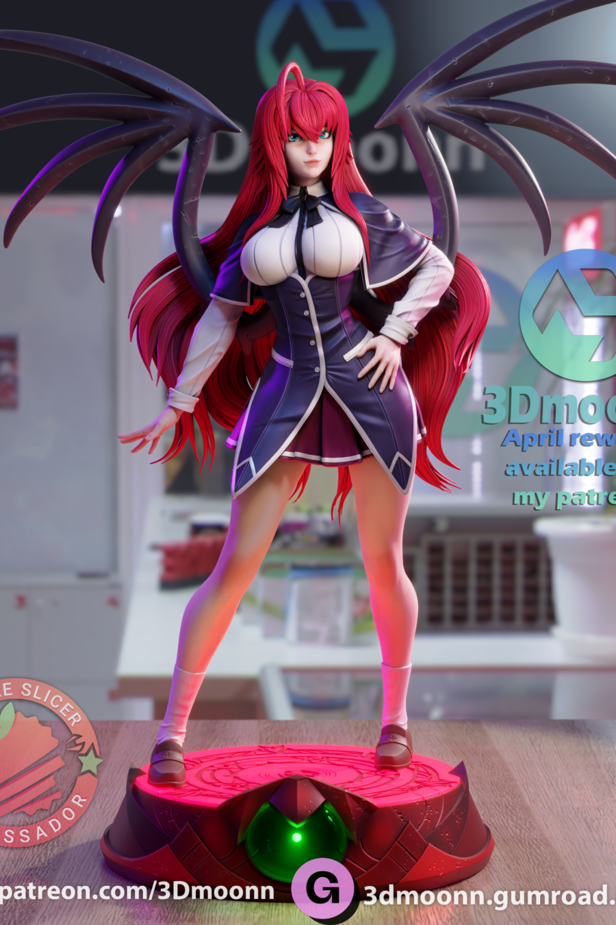 Rias + NSFW + Busto - High School DxD - STL Files