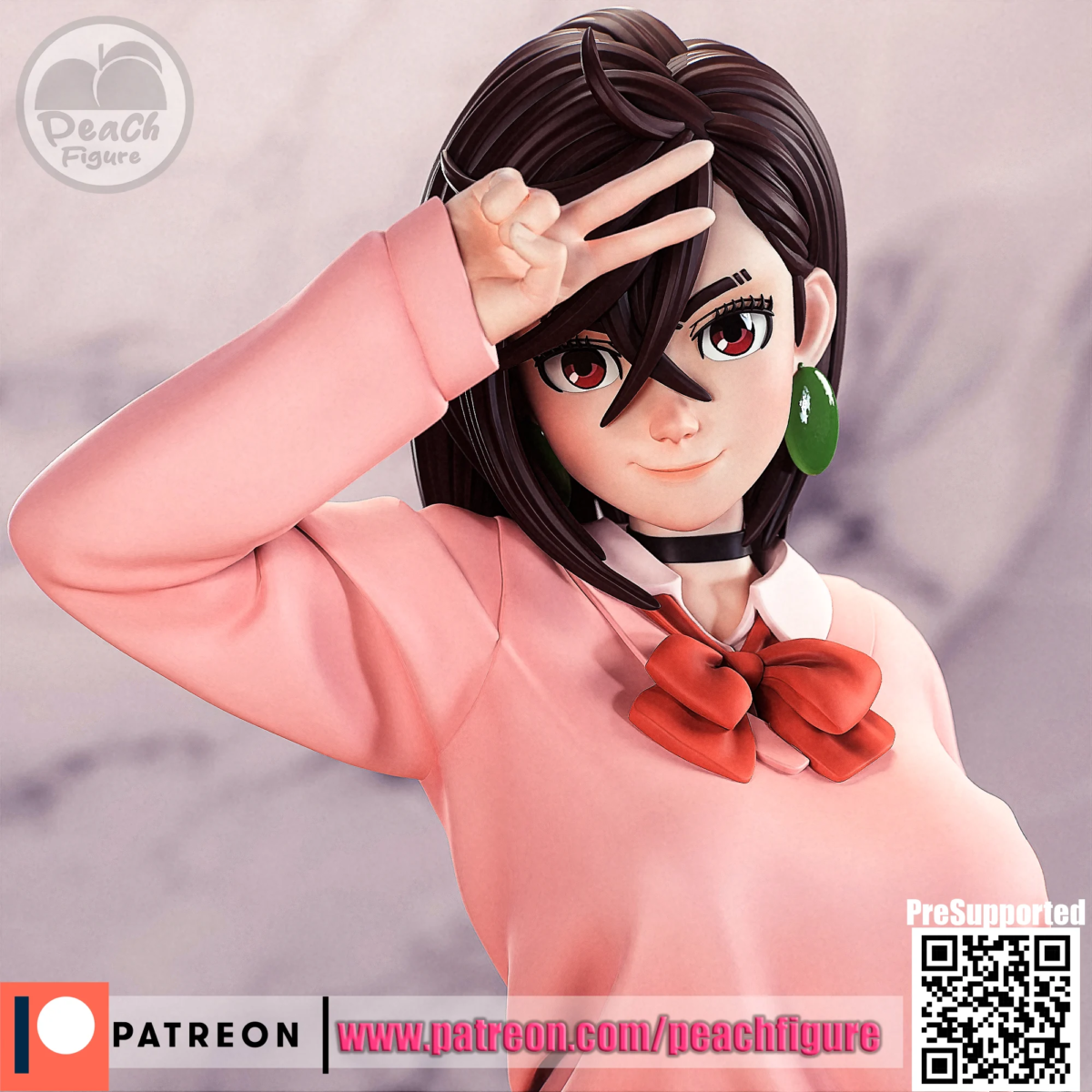 Momo Ayase saludando
