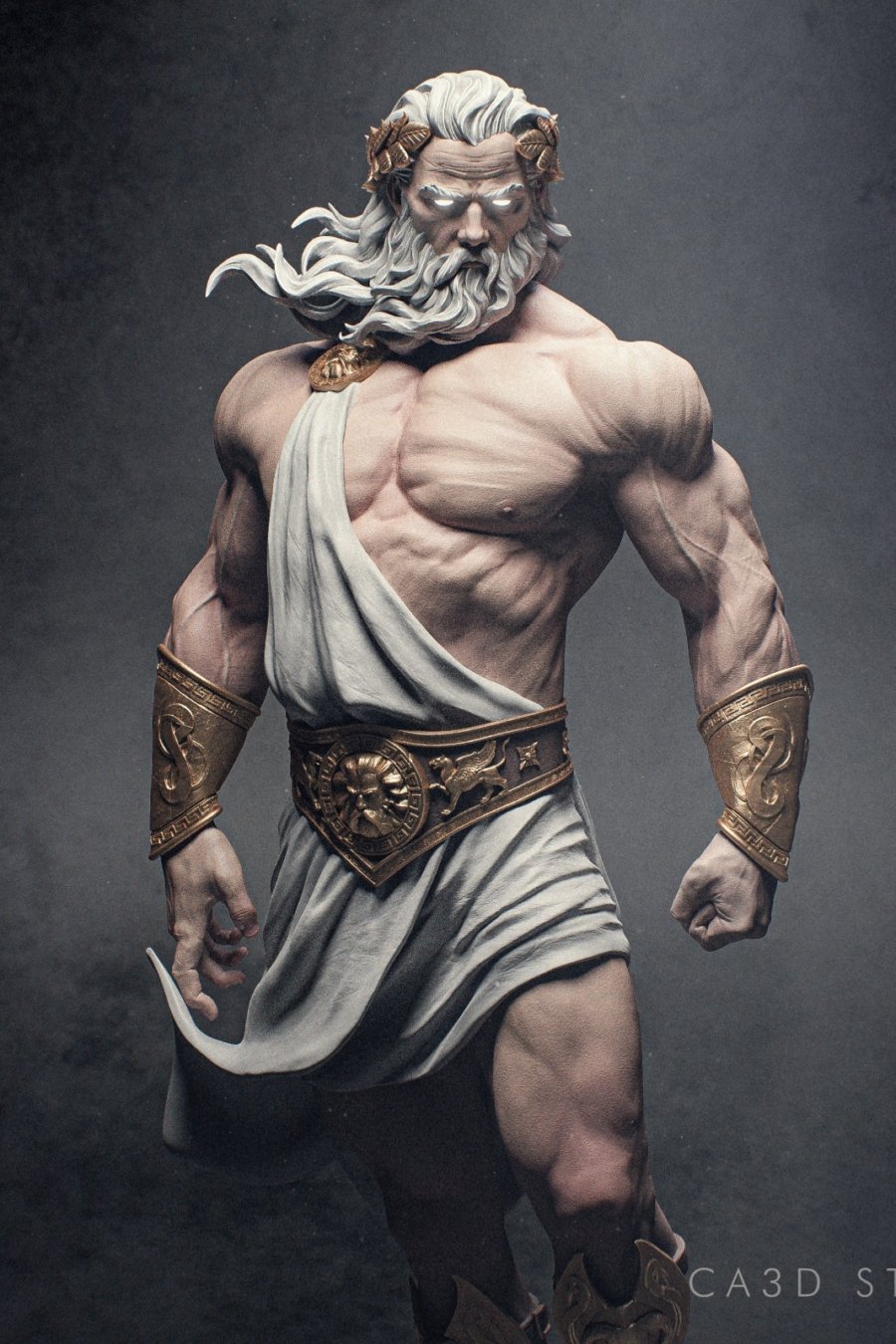 Dios Griego Zeus cuerpo completo